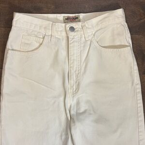 Guess Women's Off-White Straight Jeans